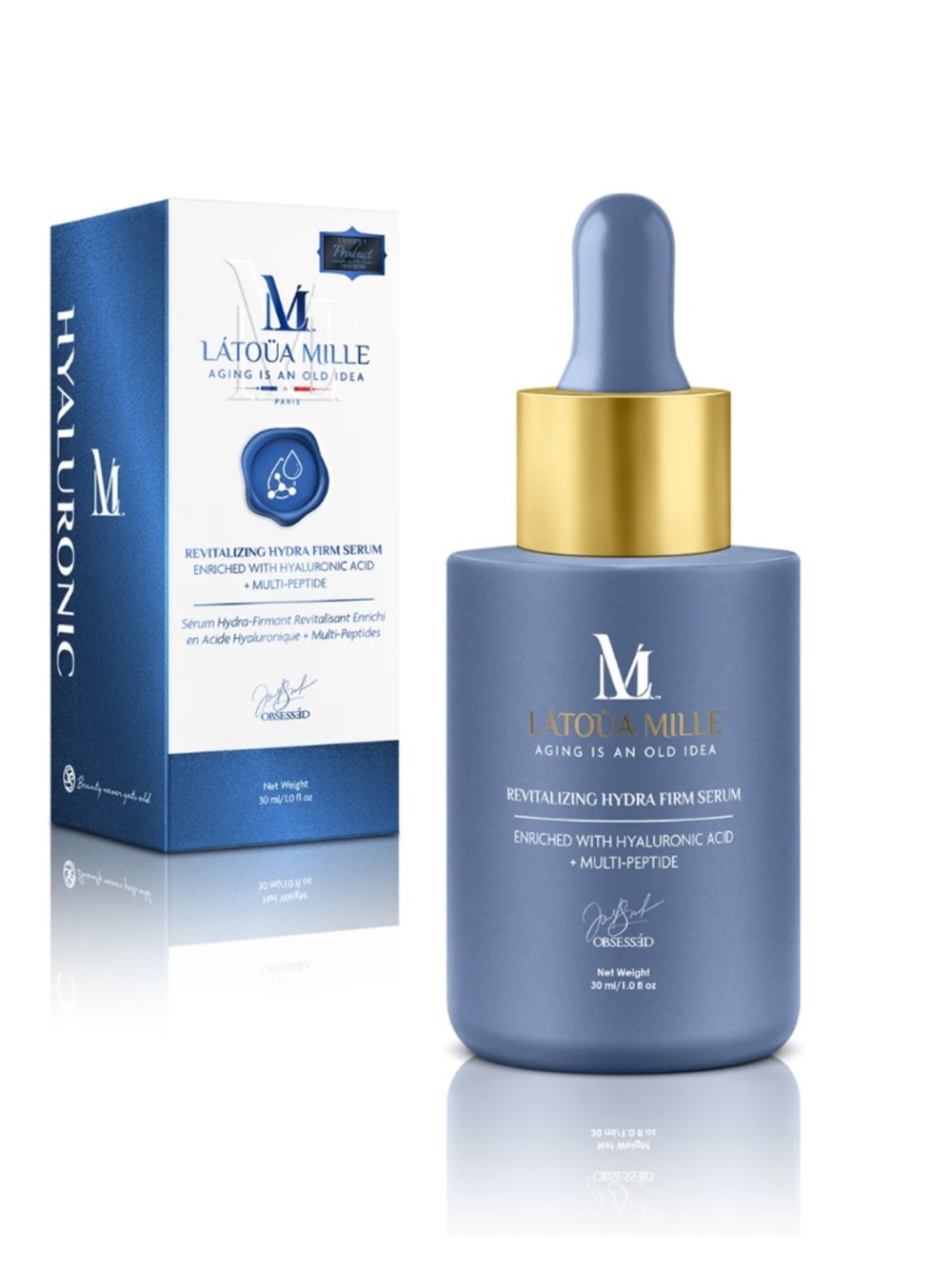 $480 Hydrating Revitalizing HYDRA FIRM Serum HYALURONIC ACID PEPTIDES